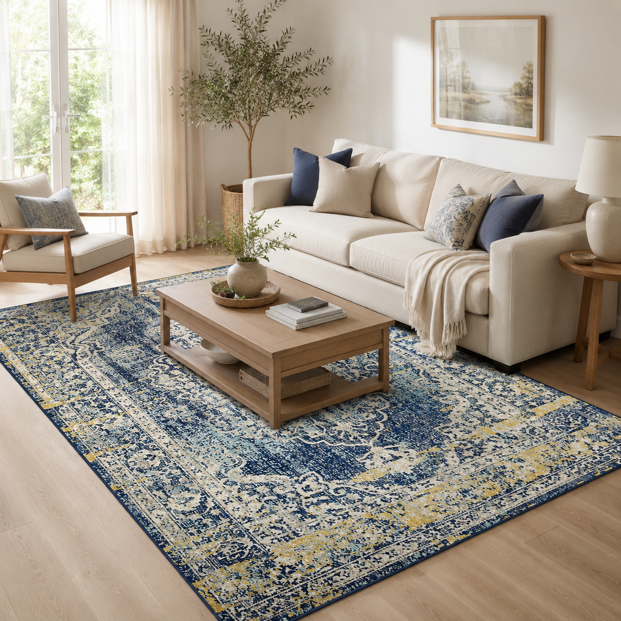 Museum Wilson Navy Rug