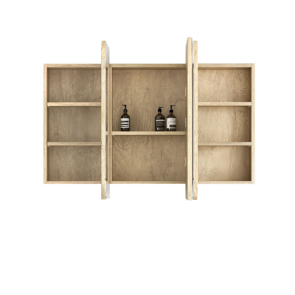 NEWPORT Natural Soft Square Shaving Cabinet (Optional Sizes)