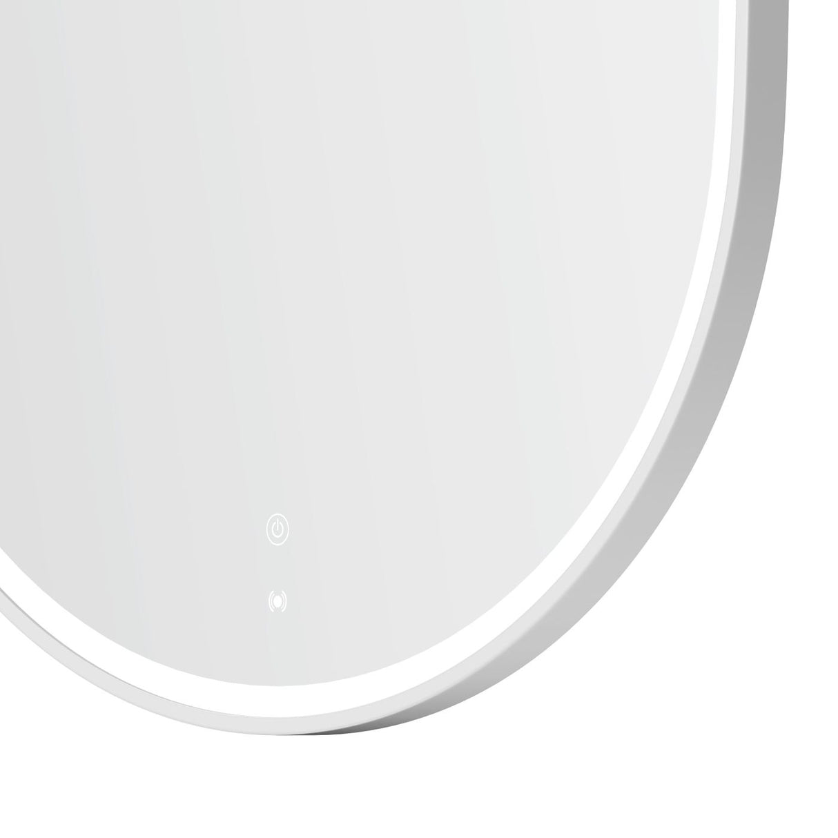 NOOSA LED Oval Metal Frame Mirror 1800x750mm