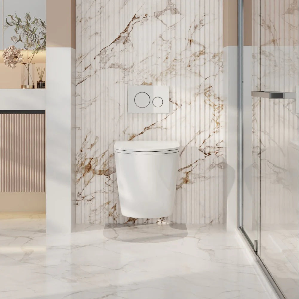 Norton66 Wall Hung Toilet Pan (Gloss White)