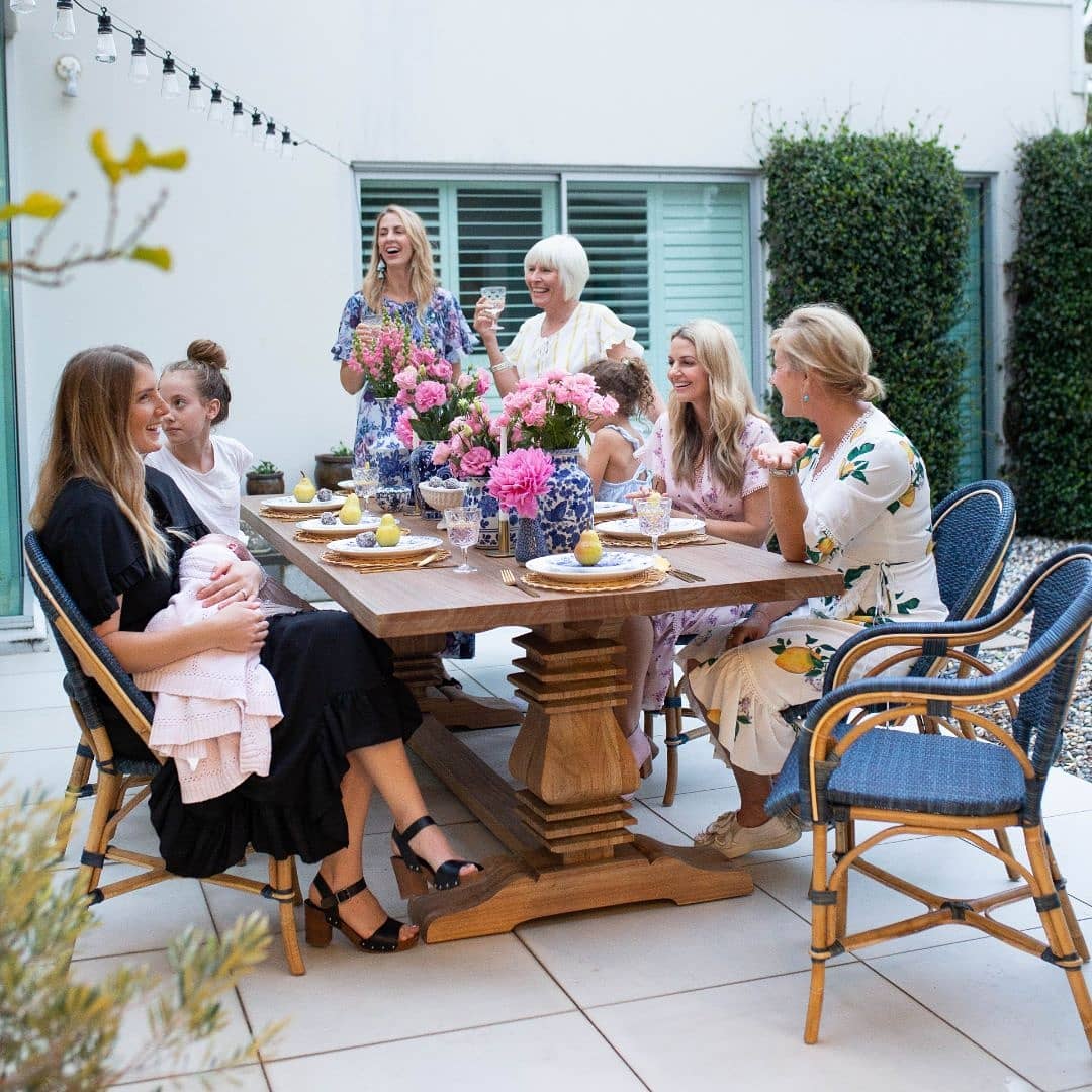 Newland Solid Wood Pedestal Table - 2.4m