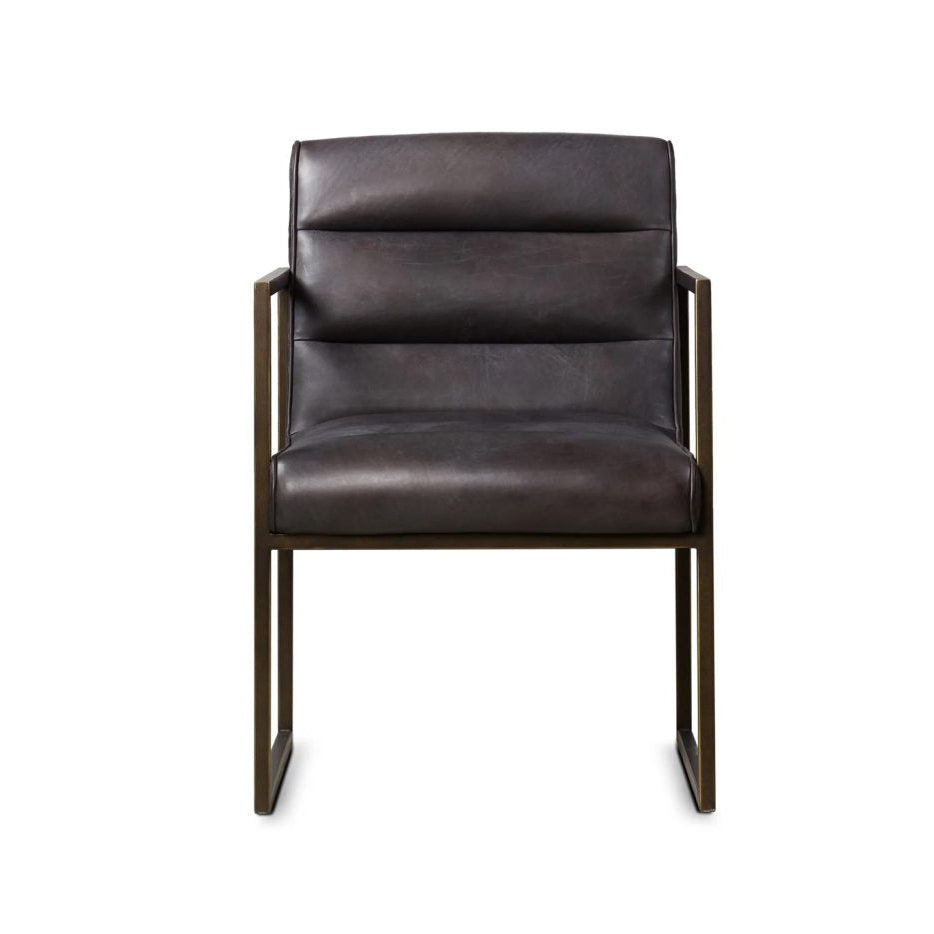 Nolan Oiled Bronze Armchair - 0.84m