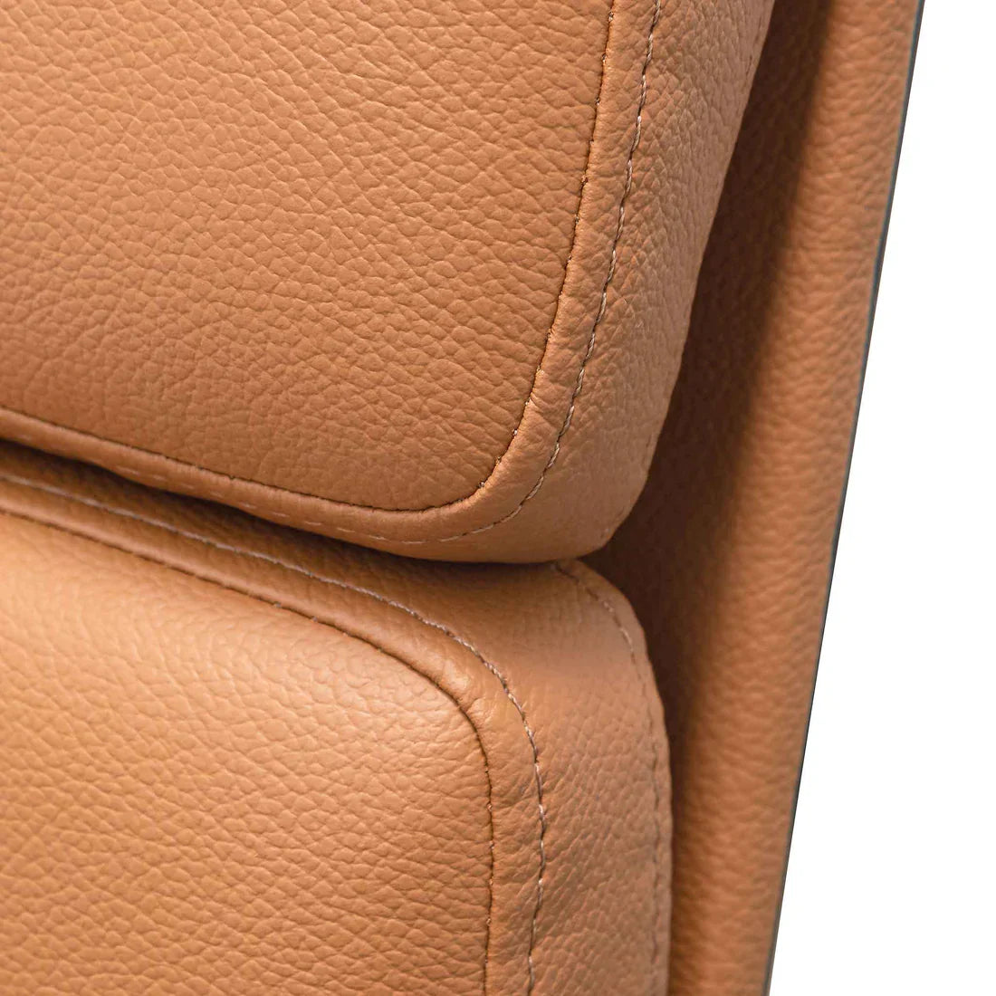 Calibre COC6404-YS Low Back Office Chair - Saddle Tan in Black Frame