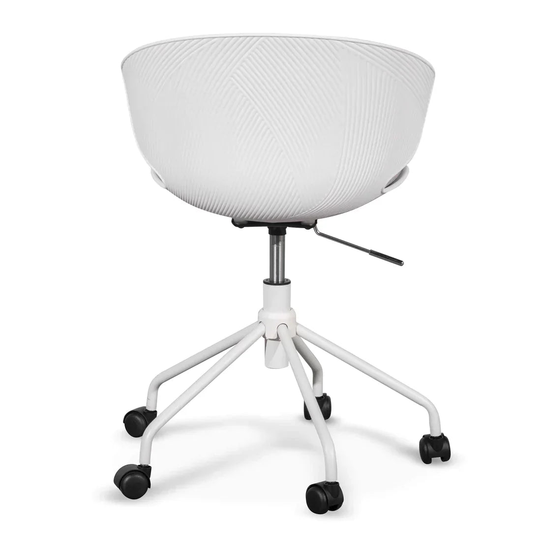 Calibre COC6507-LF White Office Chair - Light Grey Seat