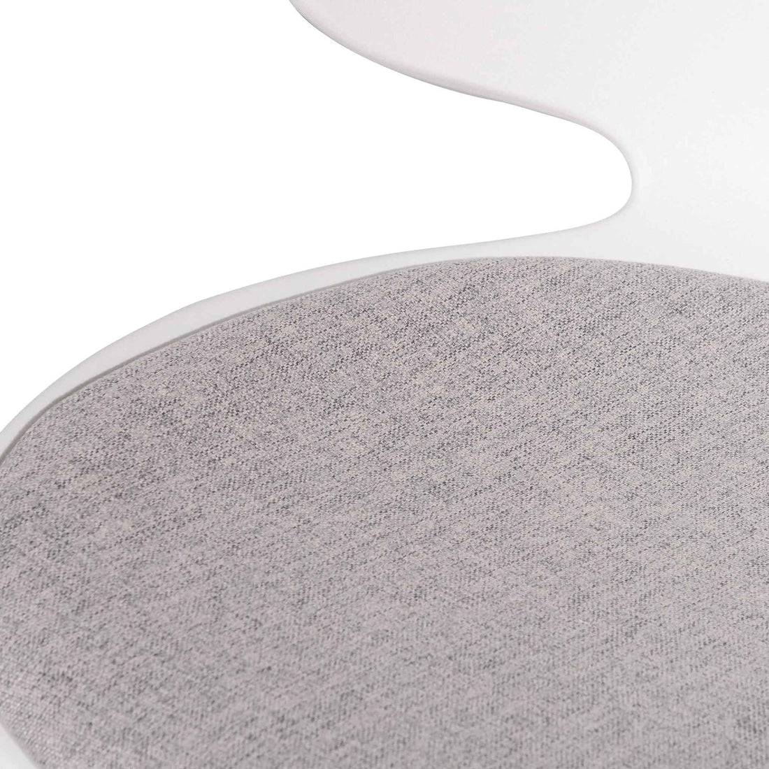 Calibre COC6507-LF White Office Chair - Light Grey Seat