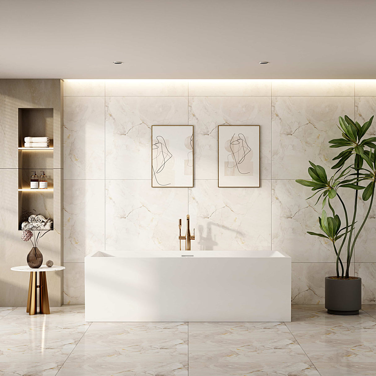 ORTA Multi-Fit Freestanding Bathtub 1300/1400/1500/1700mm