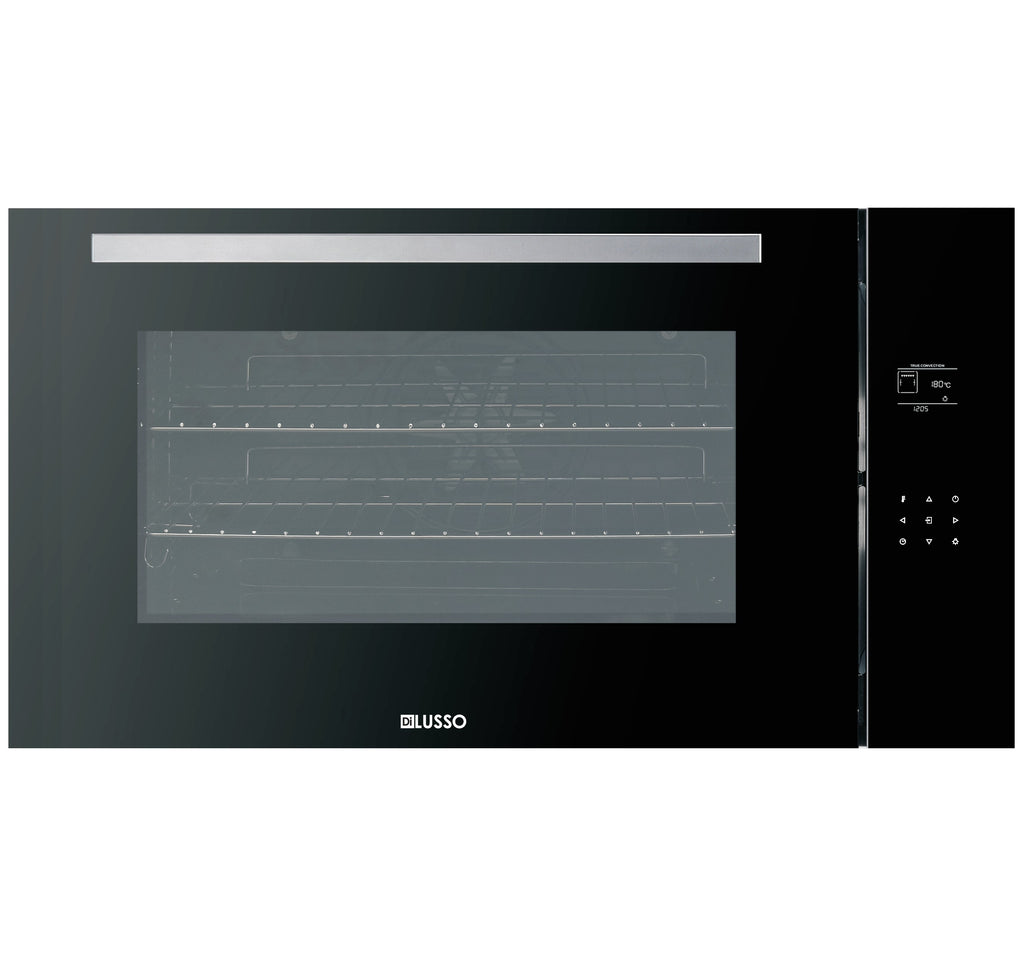Black Glass Electric Oven - 900mm SS 12 Function