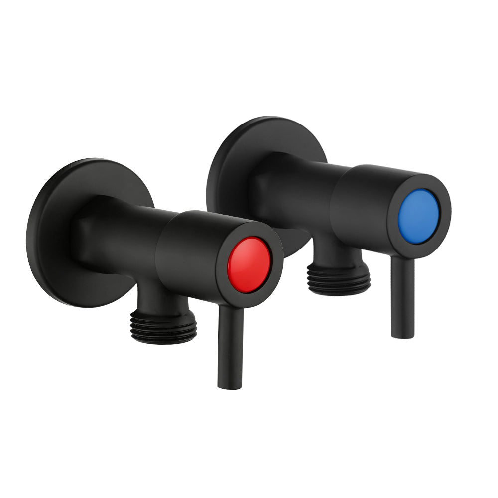 Round Toilet Stop Tap (One Pair)