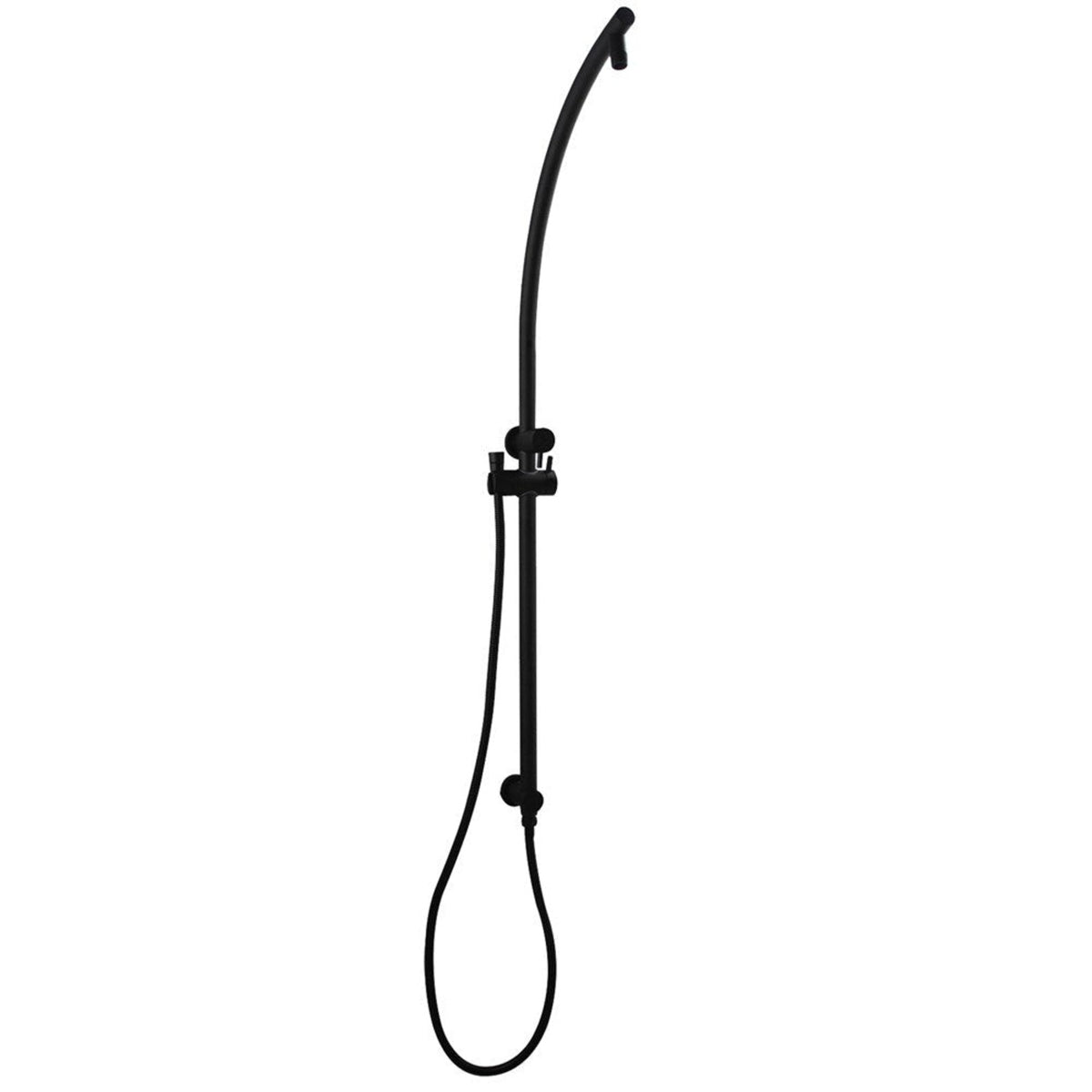 AQU Round Top Inlet Shower Rail