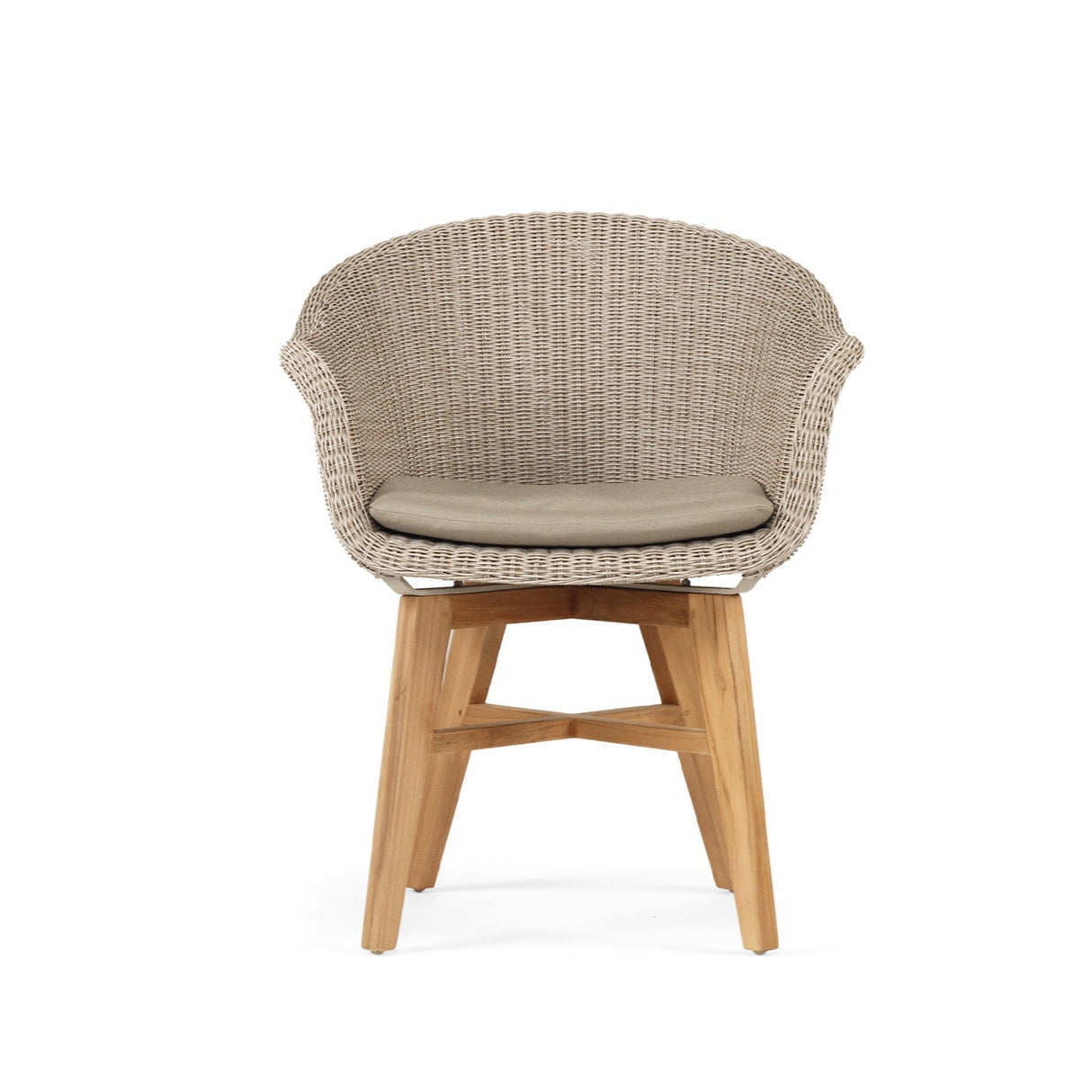Oceanic Outdoor Teak Armchair – Mushroom