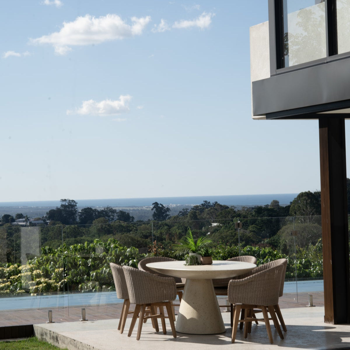 Oceanic Outdoor Teak Armchair – Mushroom