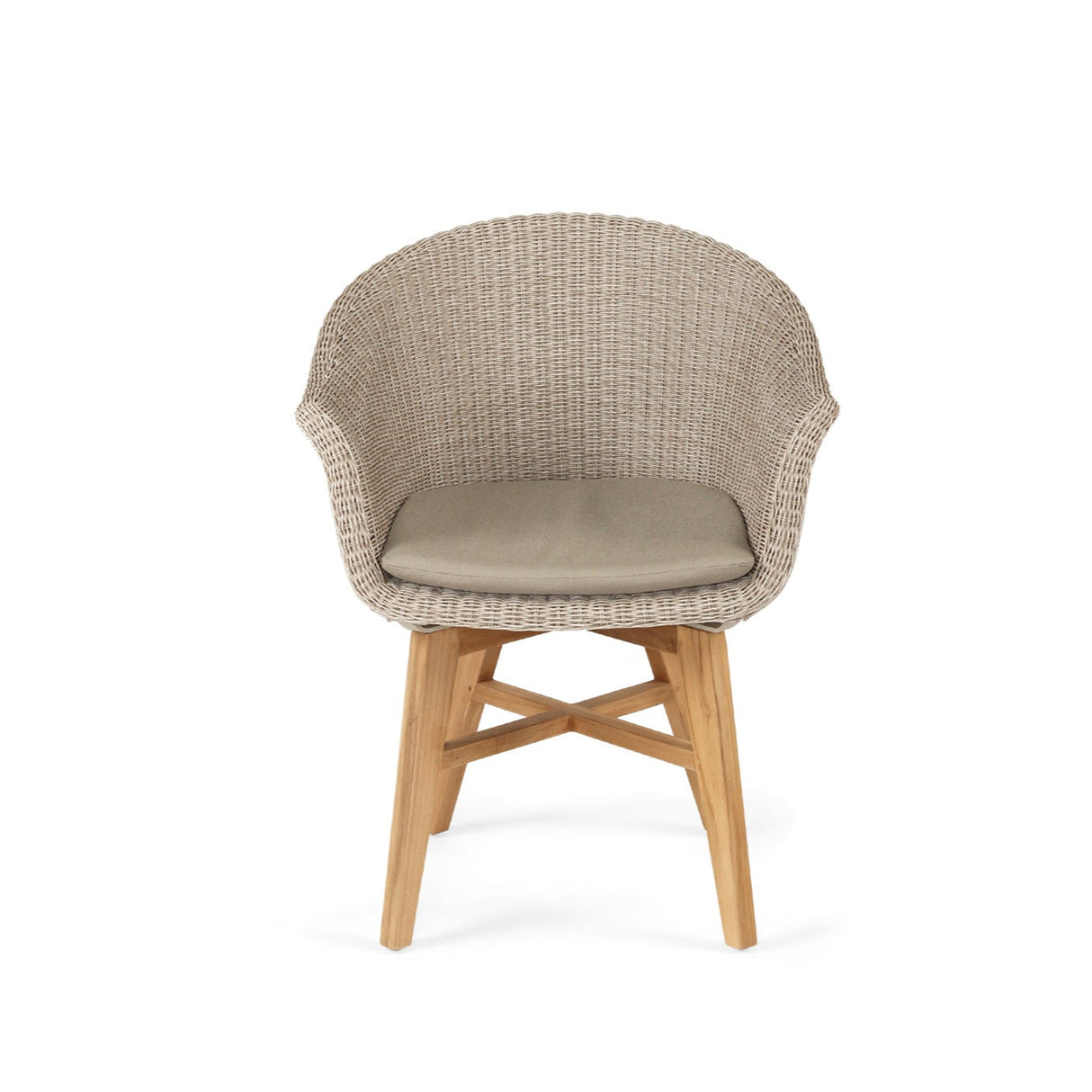 Oceanic Outdoor Teak Armchair – Mushroom