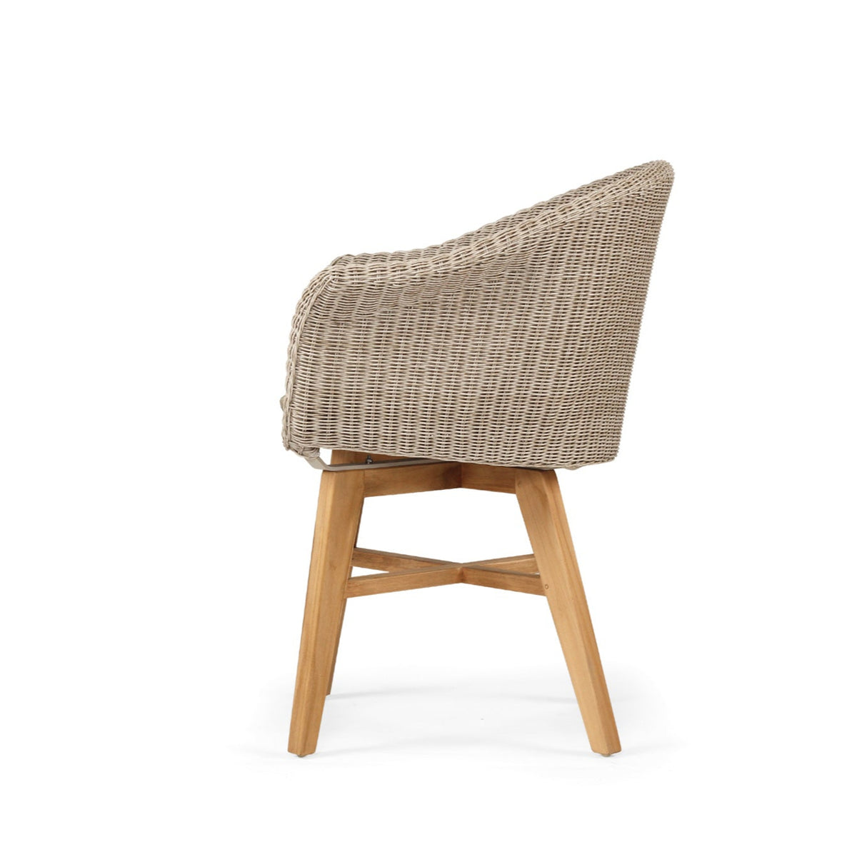 Oceanic Outdoor Teak Armchair – Mushroom