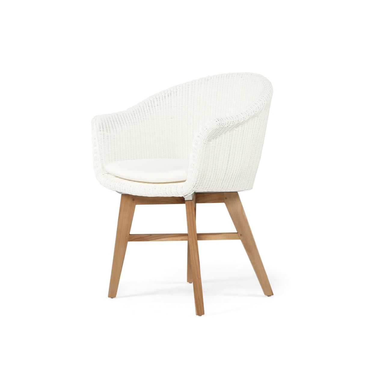 Oceanic Outdoor Teak Armchair – White