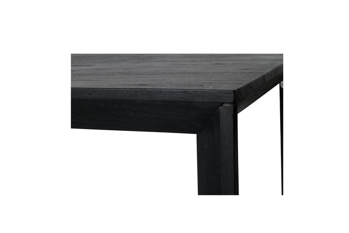 Orion Dining Table – 1.6m – Black - Clearance