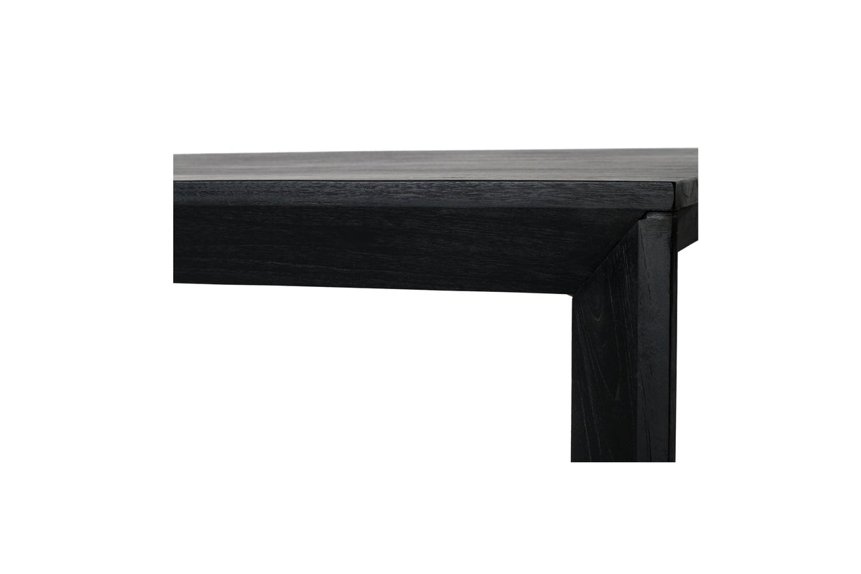 Orion Dining Table – 1.6m – Black - Clearance