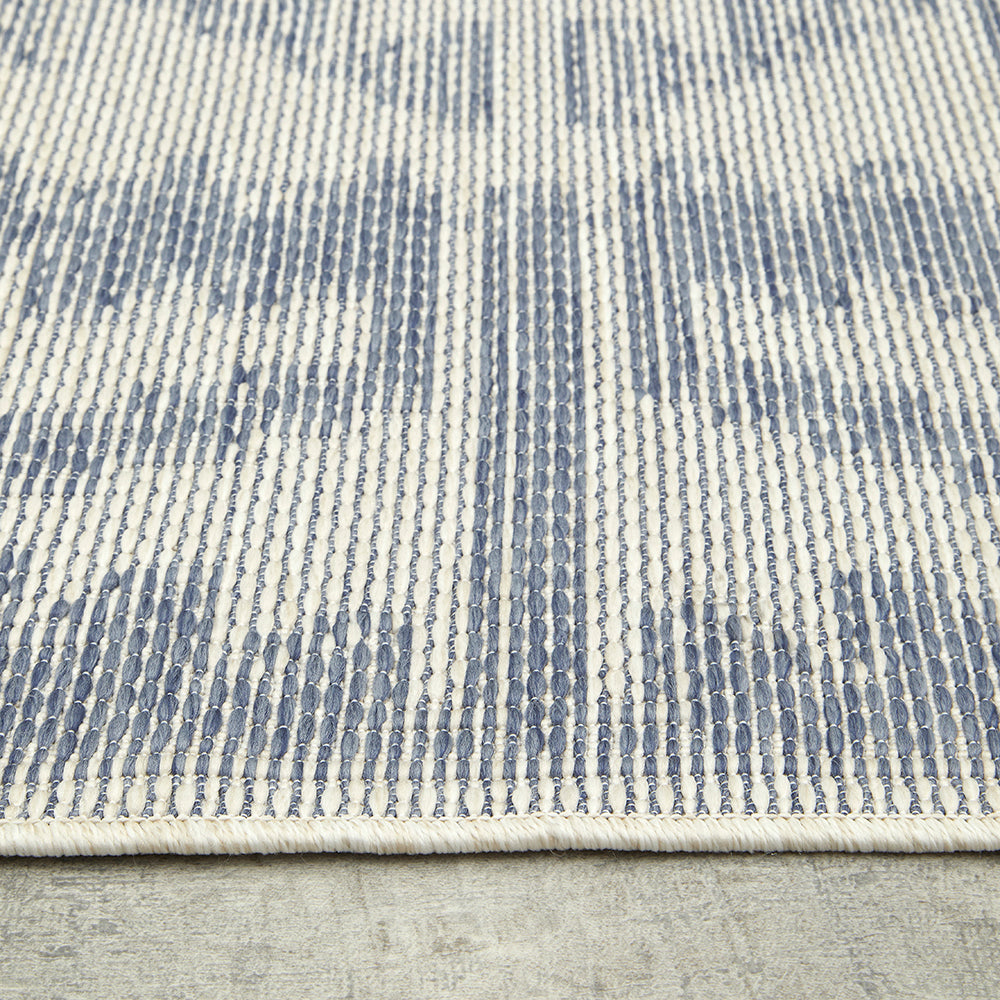 Patio Kuza Blue Runner Rug