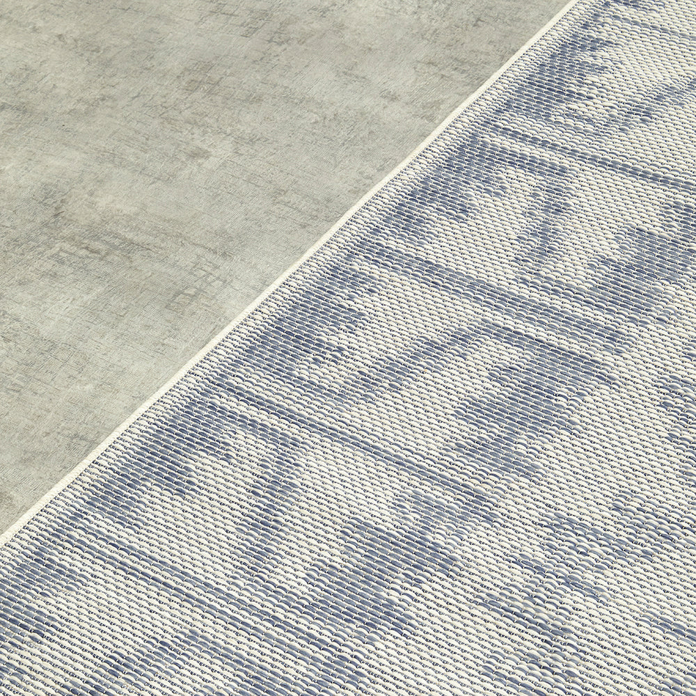 Patio Kuza Blue Runner Rug