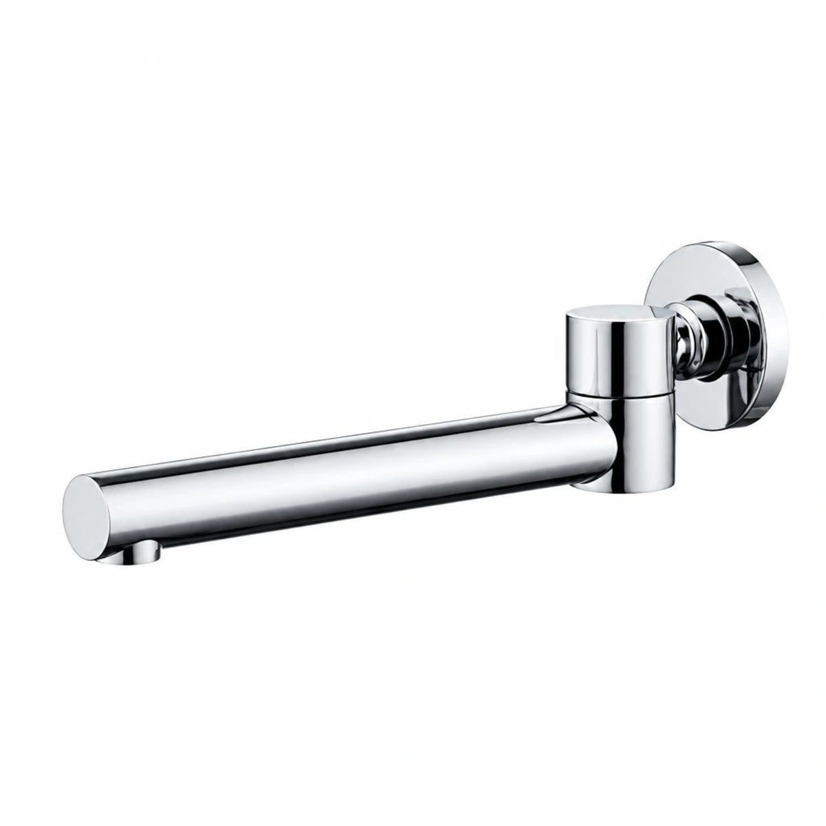 PAVIA Swivel Round Bath Spout - Chrome