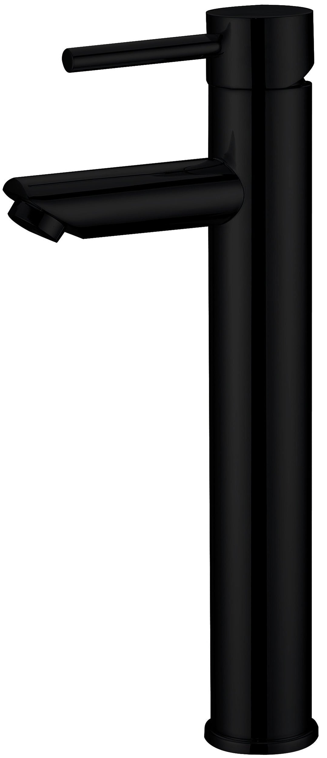 Otus Pin Handle High Rise Basin Mixer - Matte Black