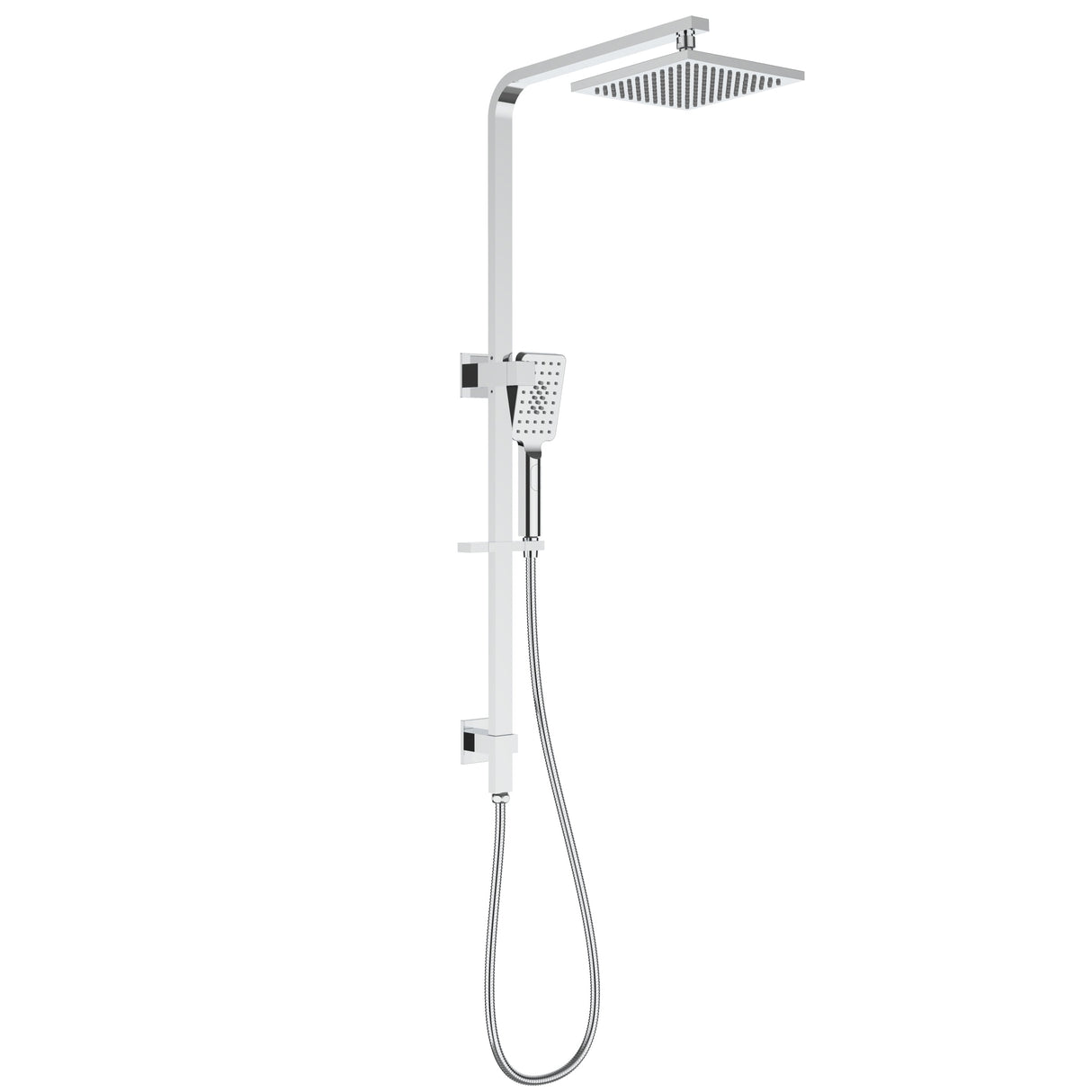 Eden Square Multi-function Shower Set - Chrome