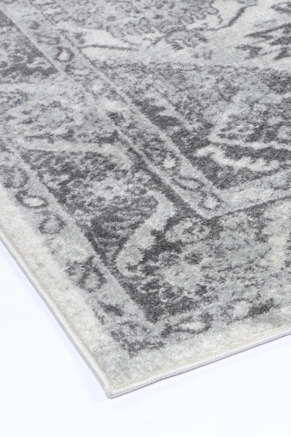 Provence Cosquer Cream Grey Traditional Rug - PROV03