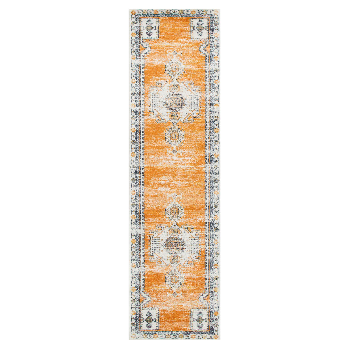 Provence Taza Terracotta Cream Transitional Rug - PROV07