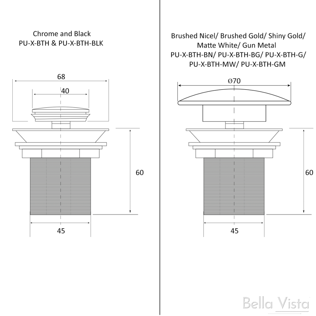Corby Bathtub Waste