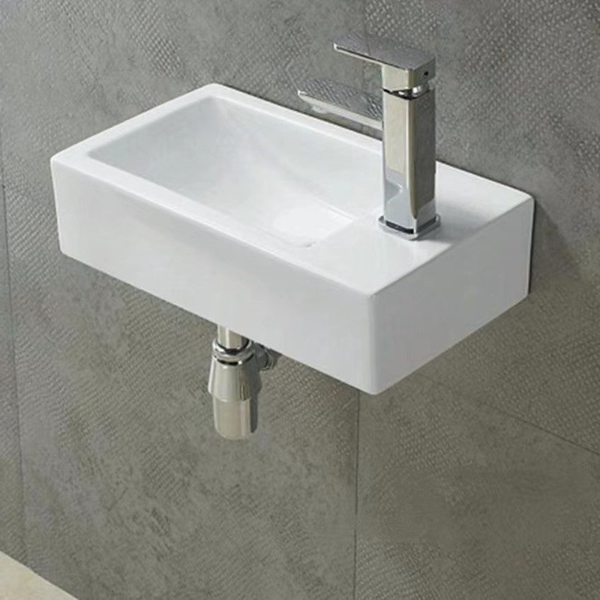 MINI Wall Hung Basin Left hand Bowl (Rectangle: 455x250x120)
