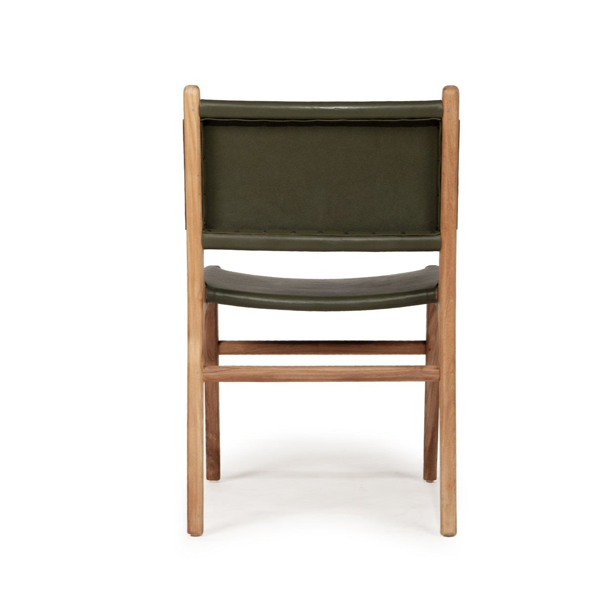 Paloma Leather Side Chair – Olive 0.48m