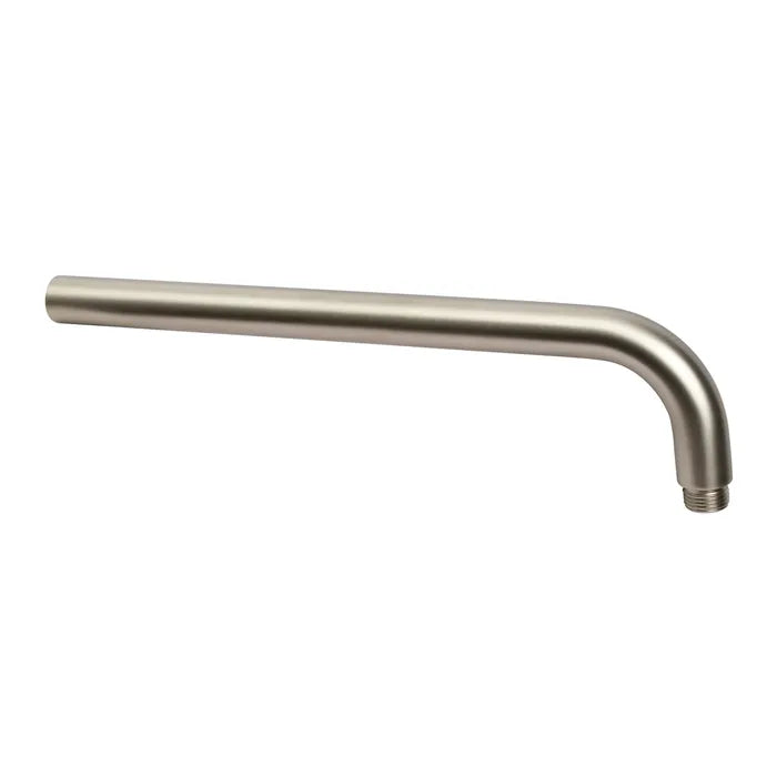 PAVIA Straight Wall Arm Round (400mm) - Brushed Nickel