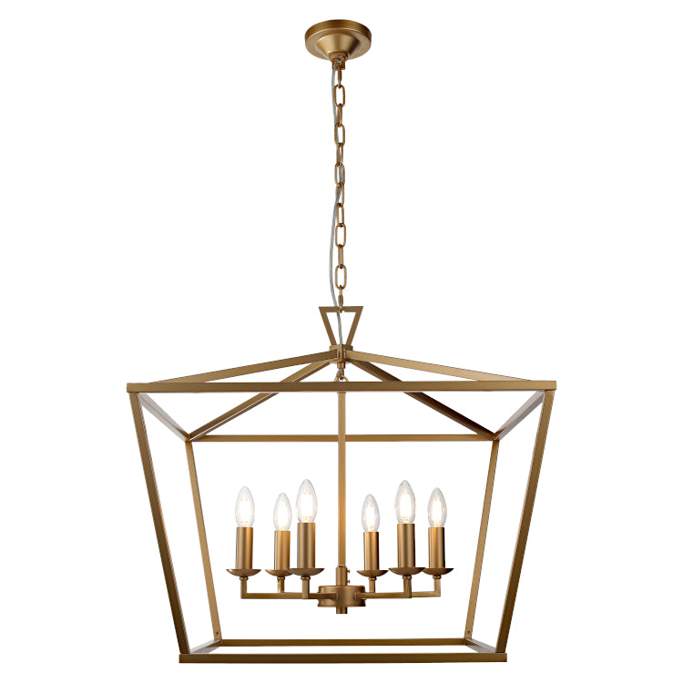 Perigan 6lt Pendant Matt Gold