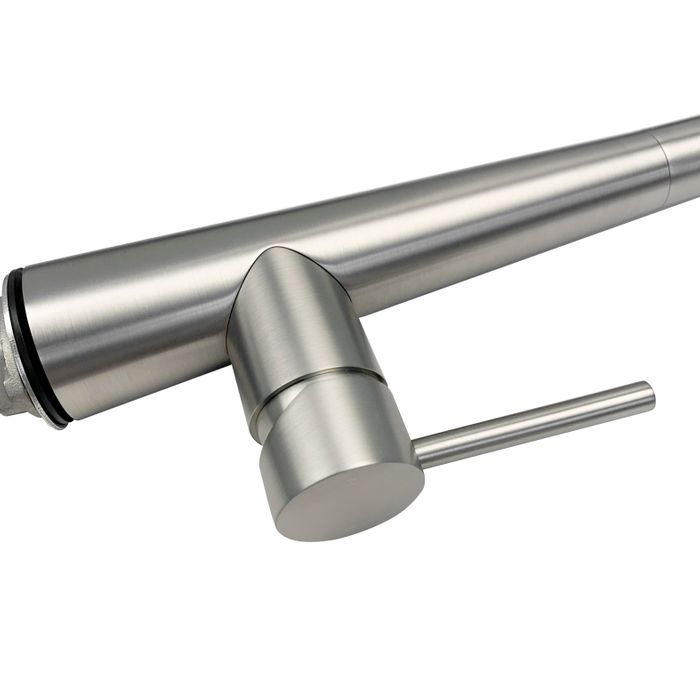 OTTI Pull Out Sink Mixer 420 - Brushed Nickel