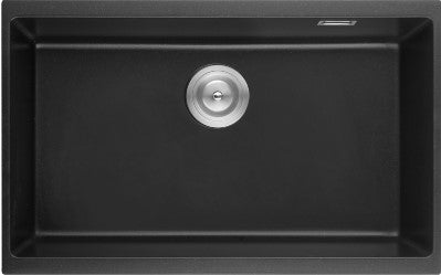POS Quartz Undermount Kitchen Single Sink 813x457x241 (Matte Black)