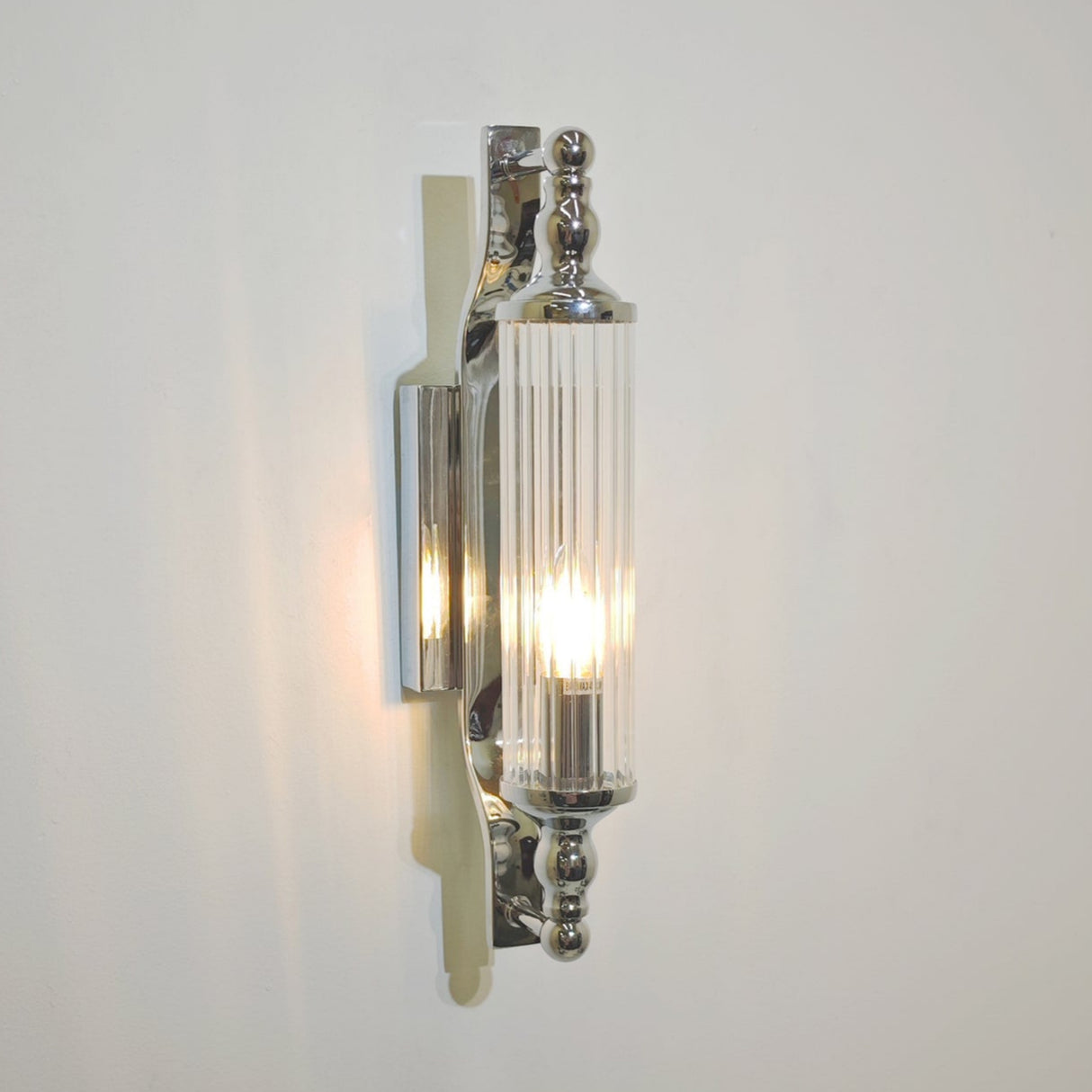 RODILLO: Interior Tubular Clear Glass Wall Lights