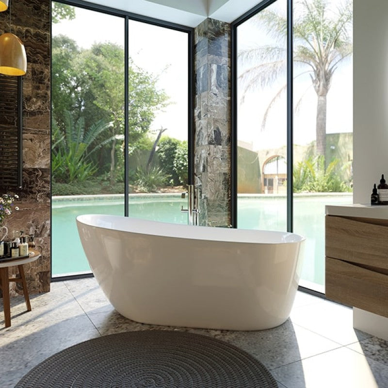 ROMANO Freestanding Bathtub Overflow 1700mm/1500mm