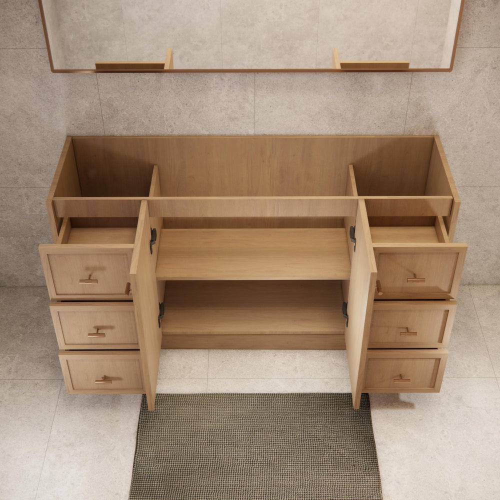 Riva Tofino Wall Hung Vanity Coastal Oak (All Sizes)