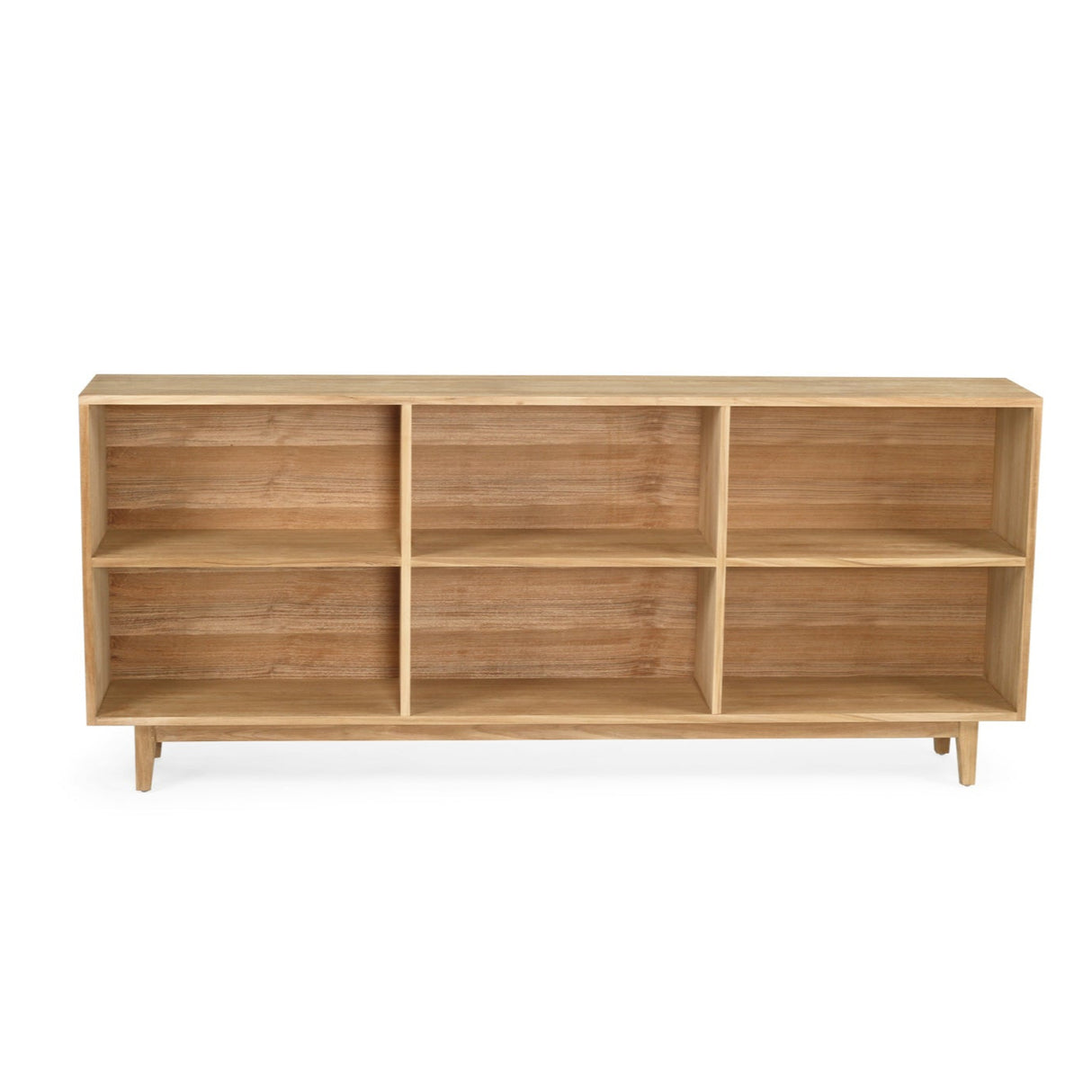 Roman Teak Bookcase - 2m