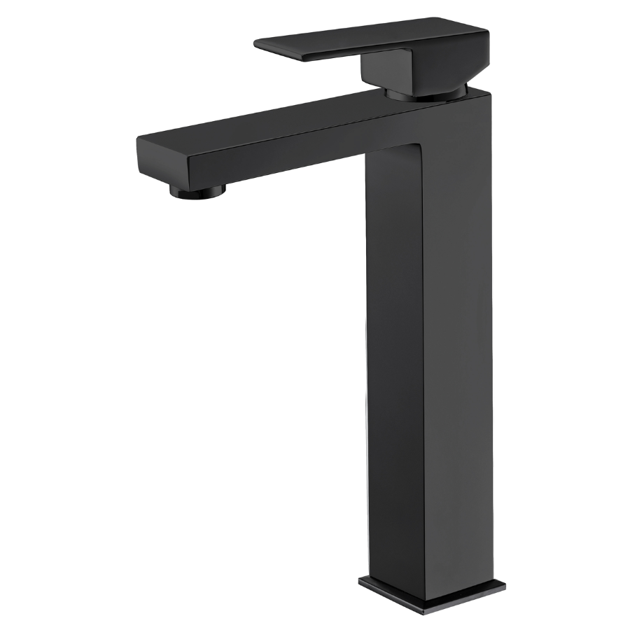 Rosa Rectangle Handle High Rise Basin Mixer Lead Free