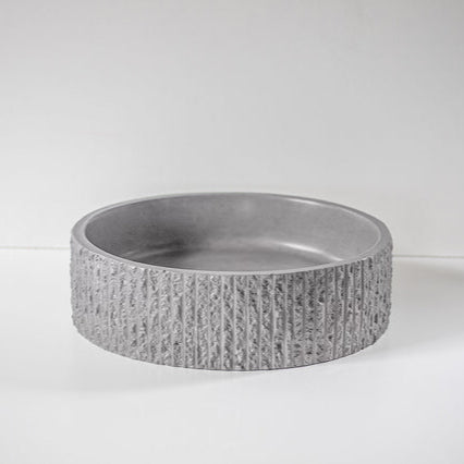 Sticks & Stone Concrete Rugged Round Basin