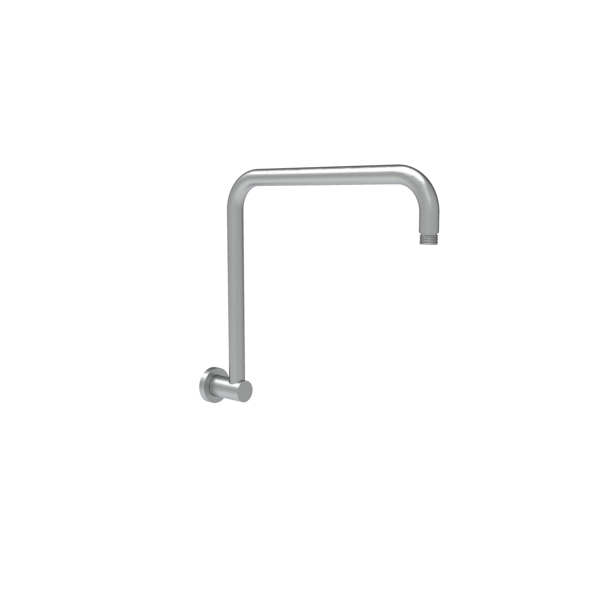 Round Shower Arm High Rise Brushed Gun Metal