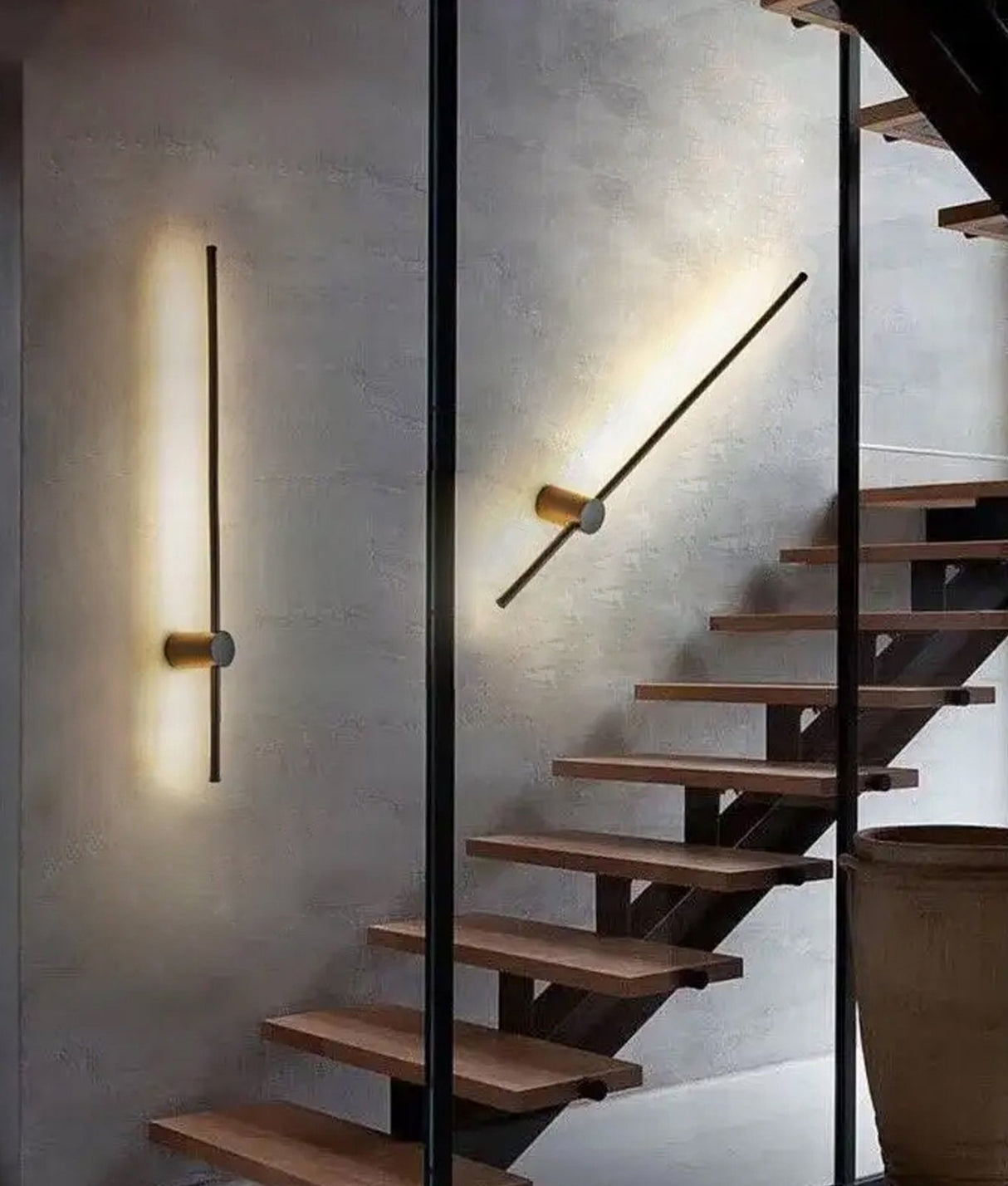 SABER: Interior Linear LED Dual-CCT Wall Lights (Black/ White)