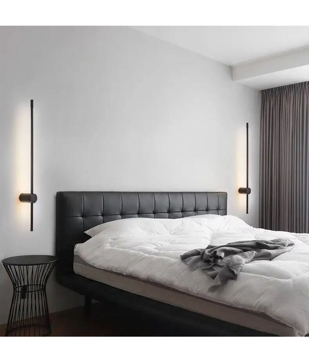 SABER: Interior Linear LED Dual-CCT Wall Lights (Black/ White)