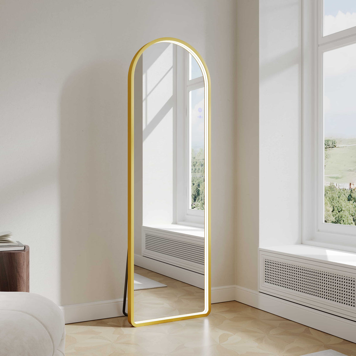 SAGA LED Freestanding Arch Mirror 500×1600mm