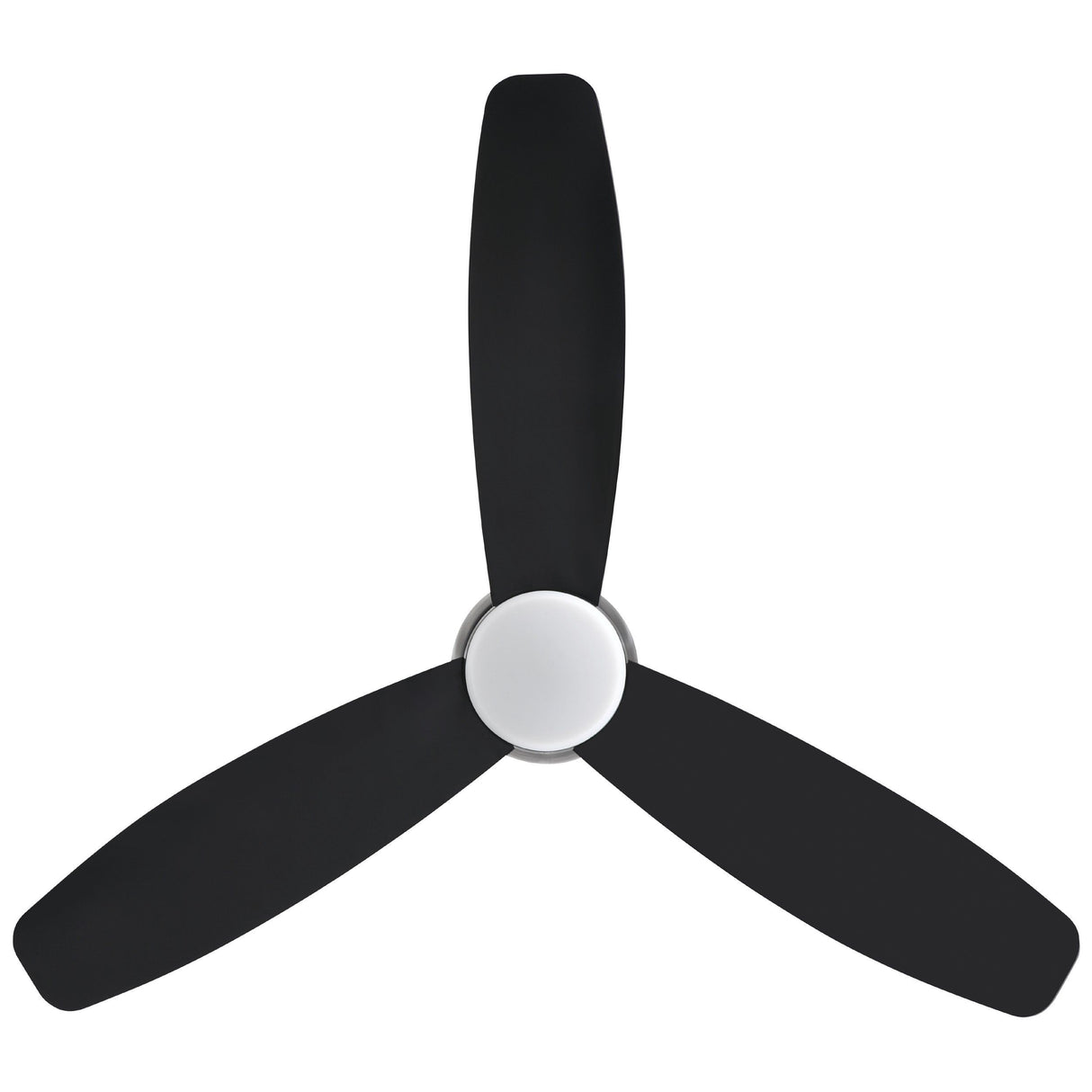 SEACLIFF 44 DC Hugger Ceiling Fan with LED Light Matte Black