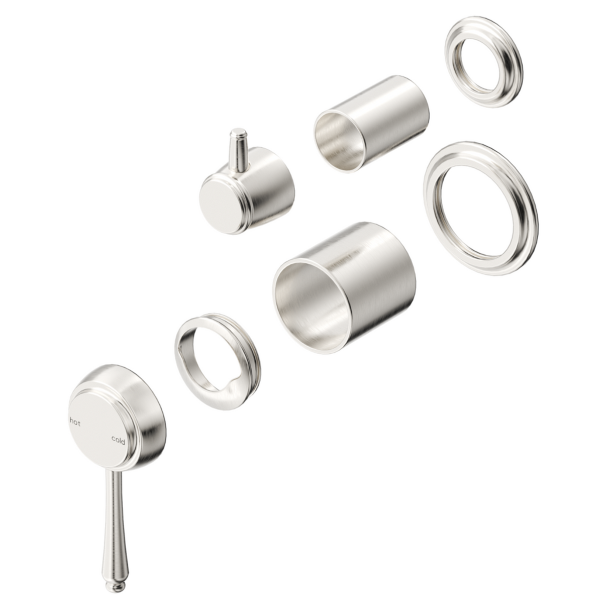 Mica heritage shower mixer diverter – trim kit only