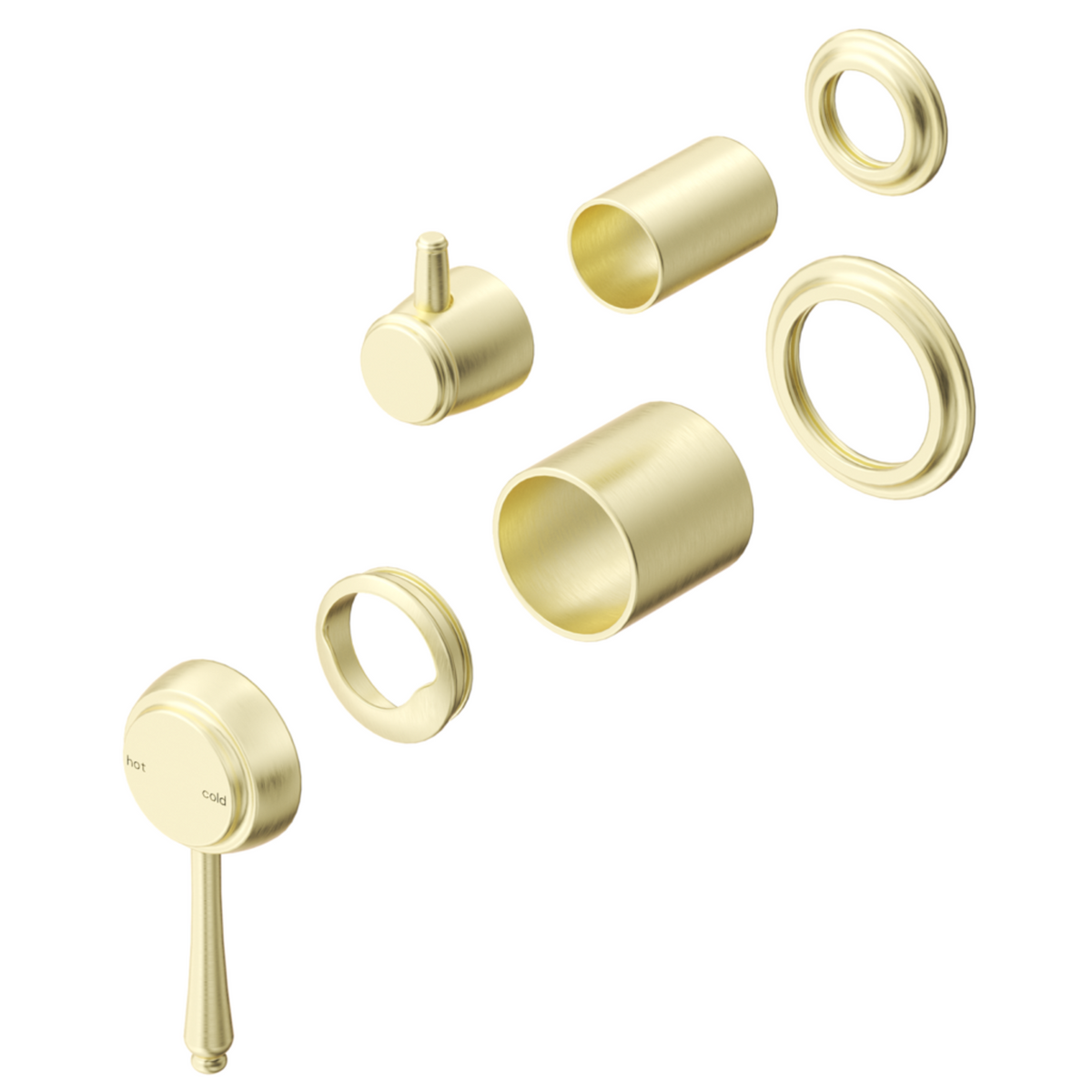 Mica heritage shower mixer diverter – trim kit only