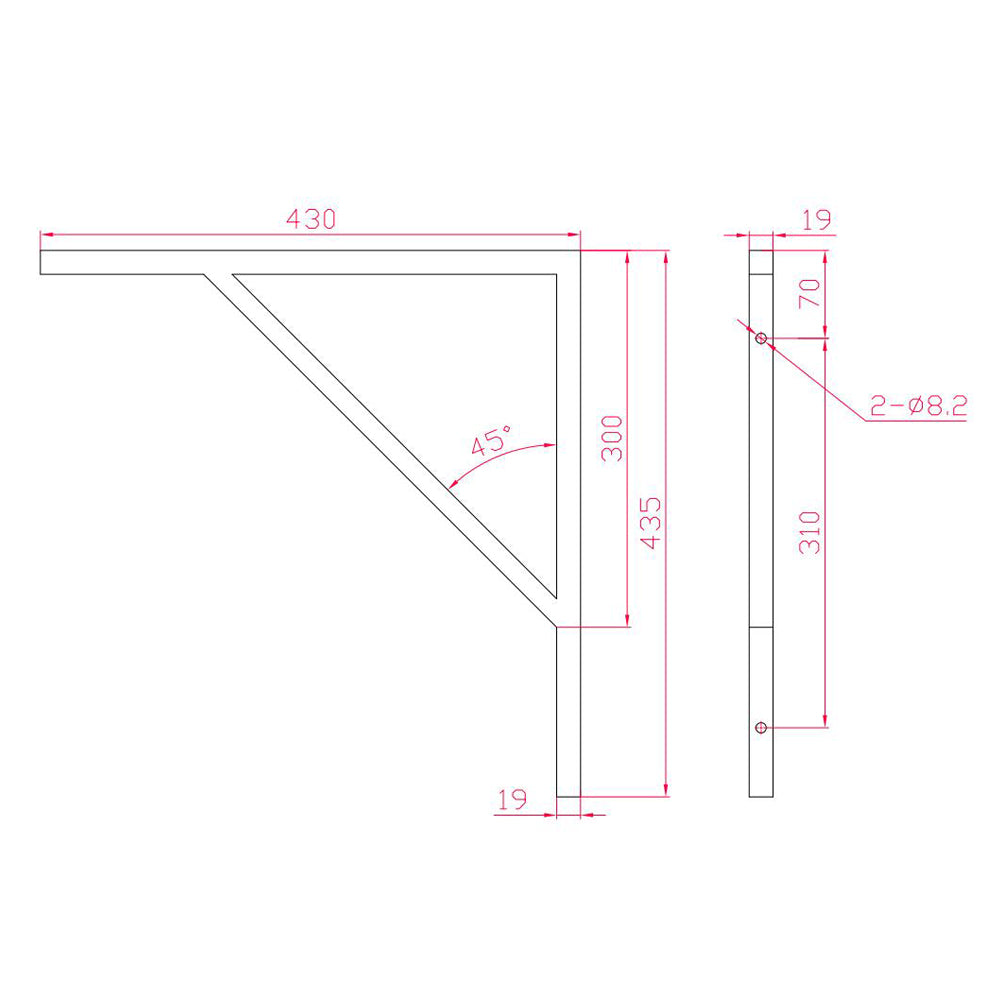 Commercial Cleaner Sink With Wall Brackets And Grate (555x455x200)