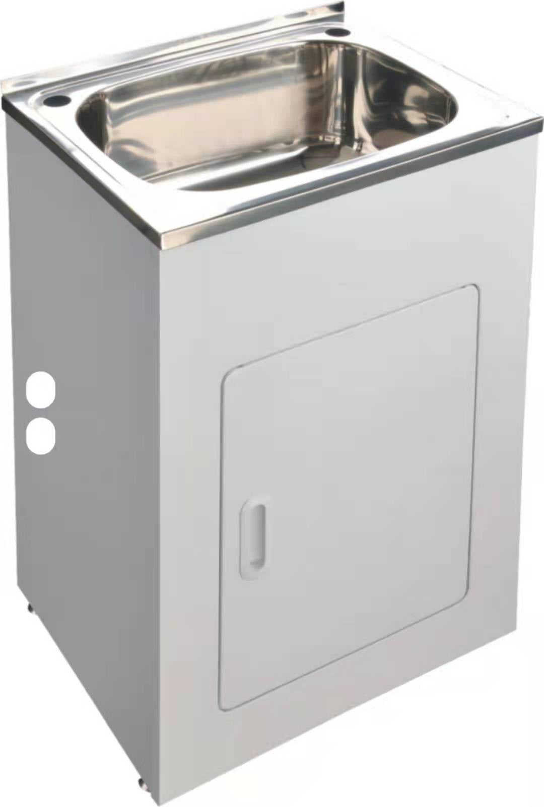 35L Stainless Laundry Tub and Cabinet (455x555x870)