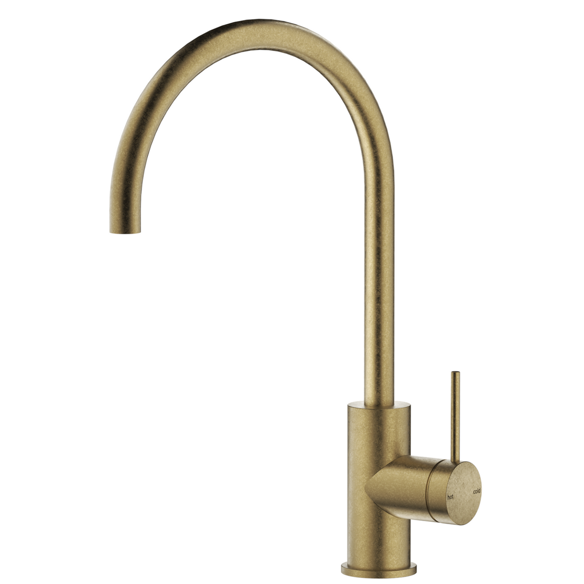 Mica Sink Mixer - Living Brass